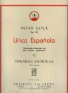 スペインの詩集・Vol.2（オスカー・エスプラ）  (ピアノ)【Lirica Espanola Op. 54 Volume 2】