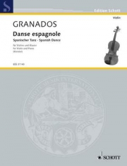スペイン舞曲第8番（エンリケ・グラナドス）（ヴァイオリン+ピアノ）【Danse espagnole No. 8】