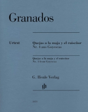 嘆き、またはマハと夜鳴きうぐいす「ゴイェスカス」より（エンリケ・グラナドス）（ピアノ）【Quejas O La Maja Y El Ruisenor (Goyescas)】