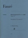 ピアノ四重奏曲・No.1・ハ短調・Op.15（ガブリエル・フォーレ）（弦楽三重奏+ピアノ）【Piano Quartet No. 1 C Minor Op. 15】