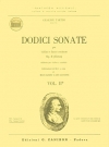 12のソナタ・Op.2・Vol.2（ジュゼッペ・タルティーニ）（ヴァイオリン+ピアノ）【12 Sonatas Op. 2, Vol. 2】