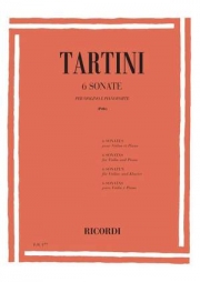 6つのソナタ（ジュゼッペ・タルティーニ）（ヴァイオリン+ピアノ）【6 Sonatas】