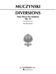 ディヴァーション・Op.23（ロバート・ムチンスキ）（ピアノ）【Diversions, Op. 23】