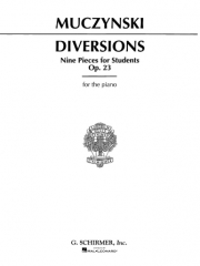 ディヴァーション・Op.23（ロバート・ムチンスキ）（ピアノ）【Diversions, Op. 23】