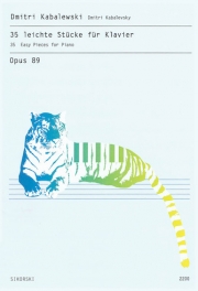 35のやさしい小品・Op.89（ドミトリー・カバレフスキー）（ピアノ）【35 Easy Pieces for Piano, Op. 89】
