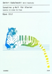 ソナチネ・ト短調・Op.13, 2（ドミトリー・カバレフスキー）（ピアノ）【Sonatina in G Minor for Piano, Op. 13, 2】