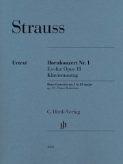 ホルン協奏曲・No.1・変ホ長調・Op.11（リヒャルト・シュトラウス）（ホルン+ピアノ）【Horn Concerto No. 1 in E-Flat Major, Op. 11】