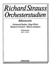 オーケストラの勉強・Vol.5（リヒャルト・シュトラウス）（バスクラリネット）【Orchestral Studies Stage Works: Clarinet Vol. 5】
