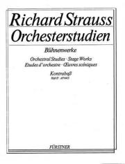 オーケストラの勉強・Vol.2（リヒャルト・シュトラウス）（ダブルベース）【Orchestral Studies Stage Works: Double Bass Vol. 2】