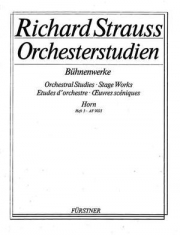 オーケストラの勉強・Vol.3（リヒャルト・シュトラウス）（ホルン）【Orchestral Studies Stage Works: Horn Vol. 3】
