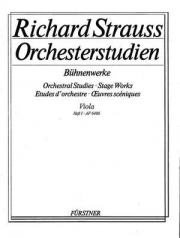 オーケストラの勉強・Vol.1（リヒャルト・シュトラウス）（ヴィオラ）【Orchestral Studies Stage Works: Viola Vol. 1】