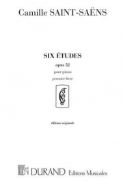 6つの練習曲・Op.52（カミーユ・サン＝サーンス)（ピアノ）【6 Etudes Op.52】