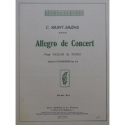 演奏会用アレグロ (カミーユ・サン＝サーンス)（ヴァイオリン+ピアノ）【Allegro de Concert】