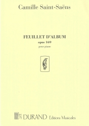 アルバムのページ・Op.169 (カミーユ・サン＝サーンス)（ピアノ）【Feuillet d'Album Op.169】