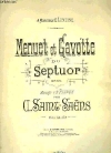 メヌエットとガヴォット（カミーユ・サン＝サーンス）（ヴァイオリン+ピアノ）【Gavotte et Menuet】