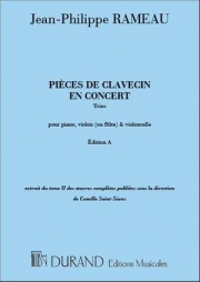 クラヴサン曲集（ジャン＝フィリップ・ラモー）（弦楽二重奏+ピアノ）【Pièces de Clavecin en Concert (Edition A)】
