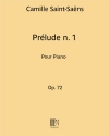 前奏曲・No.1「アルバム・Op.72」より（カミーユ・サン＝サーンス）（ピアノ）【Prelude No. 1 from Album, Op. 72】