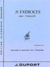 21の練習曲・Vol.2（ジャン＝ルイ・デュポール ）（チェロ）【21 Exercises Vol.2】