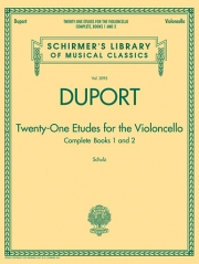 21の練習曲・Vol.1＆2（ジャン＝ルイ・デュポール ）（チェロ）【21 Etudes For Cello  Complete Books 1 & 2】