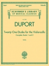 21の練習曲・Vol.1＆2（ジャン＝ルイ・デュポール ）（チェロ）【21 Etudes For Cello  Complete Books 1 & 2】