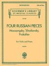 ロシアの作曲家による4つの小品（ヴァイオリン+ピアノ）【Four Russian Pieces】