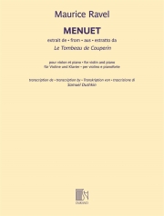 メヌエット「クープランの墓」より（モーリス・ラヴェル）（チェロ+ピアノ）【Menuet (From Le Tombeau De Couperin)】