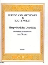 エリーゼちゃん、誕生日おめでとう（スコット・ジョプリン、ベートーヴェン）（ピアノ）【Happy Birthday Dear Eliza】