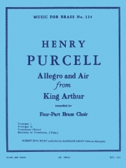 アレグロとアリア「アーサー王」より（ヘンリー・パーセル）（金管五重奏）【Allegro and Air fom 'King Arthur'】