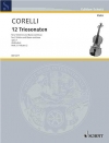 12のトリオ・ソナタ・Op.1・No.4-6 (アルカンジェロ・コレッリ)（ヴァイオリン二重奏+ピアノ）【12 Trio Sonatas Op. 1, Nos. 4-6】