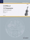12のトリオ・ソナタ・Op.1・No.7-9 (アルカンジェロ・コレッリ)（ヴァイオリン二重奏+ピアノ）【12 Trio Sonatas Op. 1, Nos. 7-9】