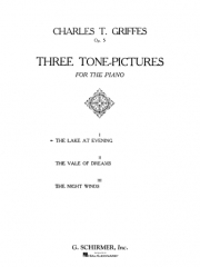 夕べの湖・Op.5・No.1（チャールズ・グリフス）（ピアノ）【Lake at Evening, Op. 5, No. 1】