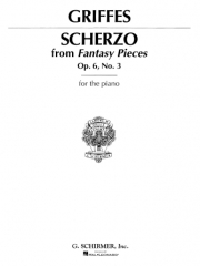 スケルツォ・Op.6・No.3（チャールズ・グリフス）（ピアノ）【Scherzo, Op. 6, No. 3】