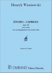エチュード・カプリス・Ｏｐ.18 (ヘンリク・ヴィエニャフスキ)（ヴァイオリン二重奏）【Etudes Caprices Op 18】