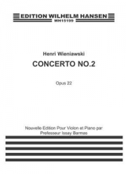 ヴァイオリン協奏曲・No.2・ニ短調・Op.22（ヘンリク・ヴィエニャフスキ）（ヴァイオリン+ピアノ）【Violin Concerto No. 2 in D Minor Op. 22】