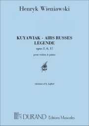 クヤヴャク、マズルカ（ヘンリク・ヴィエニャフスキ）（ヴァイオリン+ピアノ）【Kuyawiak, Mazurka Op.2, Airs russes Op.6 & Légende Op.17】