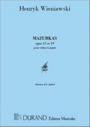 マズルカ集（ヘンリク・ヴィエニャフスキ）（ヴァイオリン+ピアノ）【Mazurkas】
