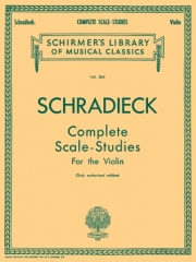 スケール練習曲（決定版）（ヘンリ・シュラディーク）（ヴァイオリン）【Scale Studies (Authorized Edition)】