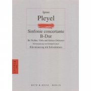 協奏交響曲・変ロ長調 (イグナツ・ヨゼフ・プレイエル)（弦楽二重奏+ピアノ）【Sinfonia Concertante in B-Flat Major】