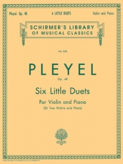6つの小デュエット・Op.48（イグナツ・ヨゼフ・プレイエル）（ヴァイオリン+ピアノ）【Six Little Duets, Op. 48】