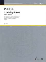 弦楽五重奏曲・ト短調 (イグナツ・ヨゼフ・プレイエル)（弦楽五重奏）【String Quintet in G Minor】