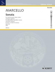 2つのソナタ・No.8・ニ短調（ベネデット・マルチェッロ）（ヴァイオリン+ピアノ）【Two Sonatas No. 8 D Minor】