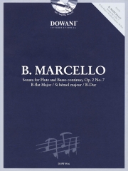 ソナタ・No.2・No.7・変ロ長調（ベネデット・マルチェッロ）（フルート+ピアノ）【Sonata Op. 2 No. 7 in B-Flat Major】