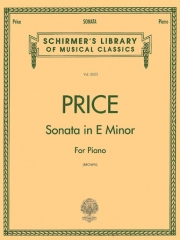 ソナタ・ホ短調（フローレンス・プライス）（ピアノ）【Sonata in E Minor】