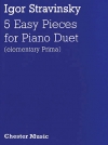 5つのやさしい小品（イーゴリ・ストラヴィンスキー） （ピアノ二重奏）【Five Easy Pieces】