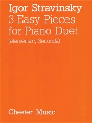 3つのやさしい小品（イーゴリ・ストラヴィンスキー）（ピアノ二重奏）【Three Easy Pieces】