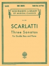 3つのソナタ（アントニオ・スカルラッティ）（ストリングベース+ピアノ）【Three Sonatas】