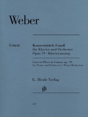 ピアノと管弦楽のための小協奏曲・ヘ短調・Op.79（カール・マリア・フォン・ウェーバー）（ピアノ二重奏）【Concert Piece for Piano and Orchestra in F Minor, Op. 79】