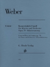 ピアノと管弦楽のための小協奏曲・ヘ短調・Op.79（カール・マリア・フォン・ウェーバー）（ピアノ二重奏）【Concert Piece for Piano and Orchestra in F Minor, Op. 79】