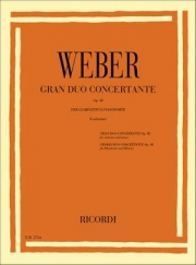 協奏的大二重奏曲・Op.48（カール・マリア・フォン・ウェーバー）（クラリネット+ピアノ）【Gran Duo Concertante, Op. 48】
