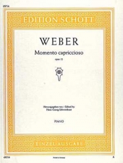 モメント・カプリチョーソ・Op.12（カール・マリア・フォン・ウェーバー）（ピアノ）【Momento Capriccioso Op. 12】